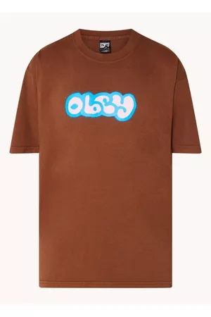 Obey Heren Poloshirts - T-shirt van katoen met logo