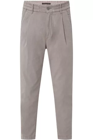 Drykorn Heren Pantalon - Tapered cropped fit pantalon met stretch