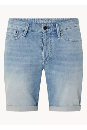 Denham Heren Denim Shorts - Razor slim fit korte broek van denim met lichte wassing