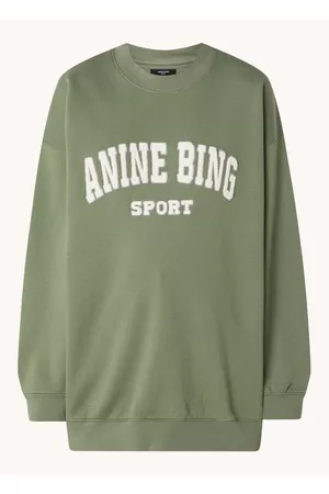 ANINE BING Dames Hoodies - Tyler oversized hoodie van biologisch katoen