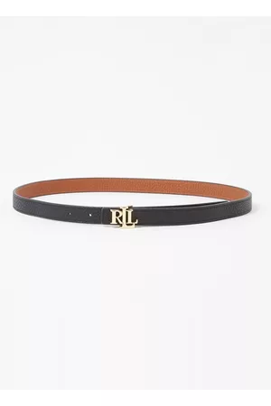 Ralph Lauren Dames Riemen - Reversible riem van leer met logo