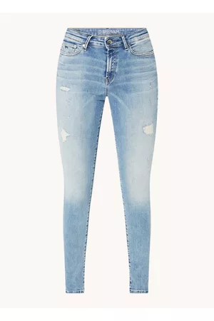 Denham Dames High waisted - Needle Fmarrw high waist skinny jeans met ripped details