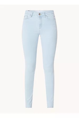 Denham Dames Skinny - Needle mid waist skinny jeans met lichte wassing