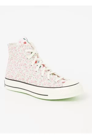 Converse Dames Hoge sneakers - Chuck 70 sneaker van canvas met bloemenprint