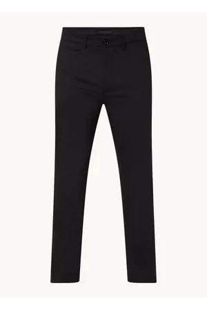 Drykorn Heren Pantalon - Krew slim fit cropped pantalon met steekzakken