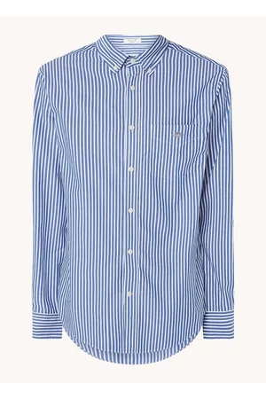 GANT Heren Regular Fit Overhemden - Regular fit overhemd met streepprint