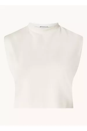 Drykorn Dames Tops - Navina cropped top van jersey