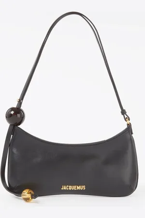 Jacquemus Le Bisou Perle schoudertas van leer