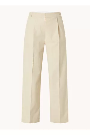Bash Jona wide fit pantalon met gemêleerd dessin