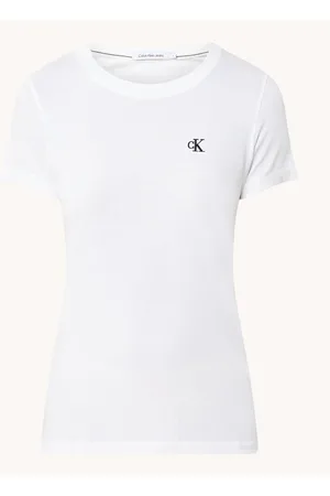 Calvin Klein T-shirt met logoborduring