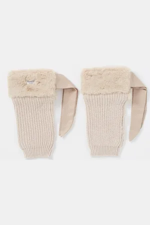 Donsje Gina beenwarmers met imitatiebont
