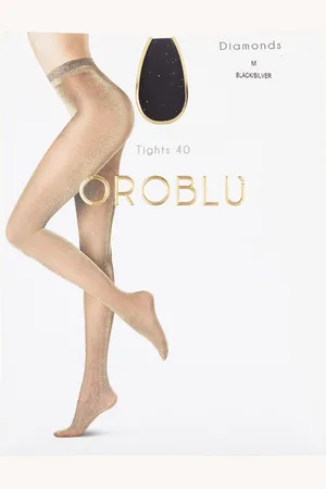 Oroblu Diamonds panty in 40 denier met glitter
