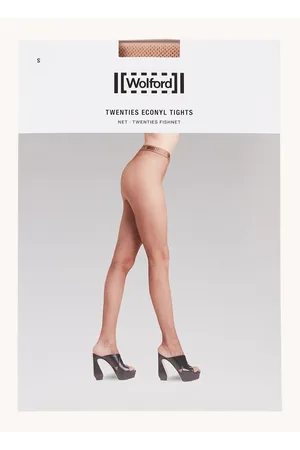 Wolford Twenties Econyl netpanty met logoband