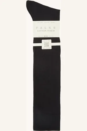 Falke Cotton Touch kniekousen in katoenblend