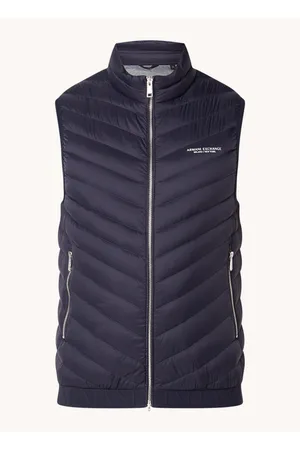Emporio Armani Gewatteerde bodywarmer met donsvulling en ritszakken