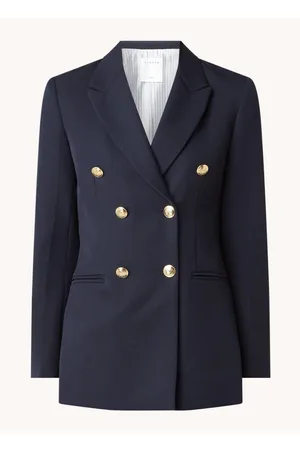 Sandro Double-breasted blazer in wolblend