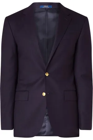 Ralph Lauren Custom fit colbert van wol met klepzakken