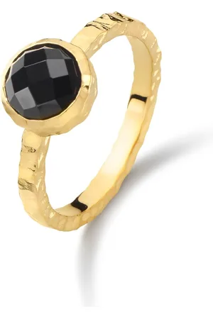 Casa Jewelry Amalfi Onyx ring verguld