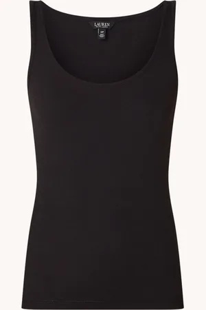 Ralph Lauren Ribgebreide tanktop van katoen