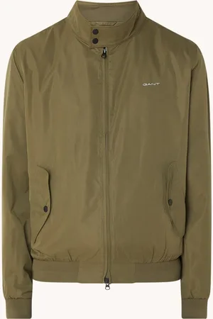 GANT Harrington windjack met klepzakken en logo
