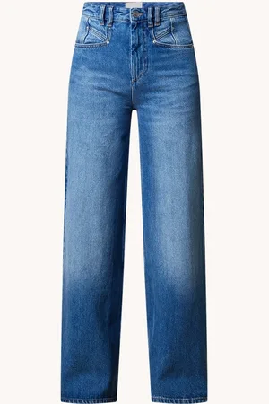 Isabel Marant Lemony high waist flared jeans met medium wassing