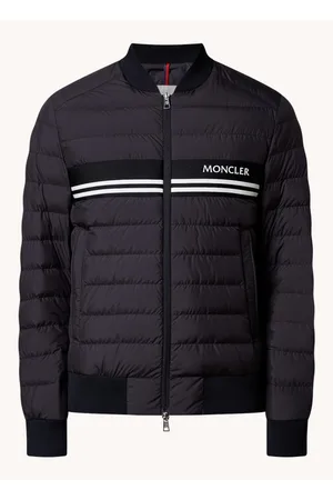 Moncler Mounier gewatteerd bomberjack met donsvulling en ritszakken