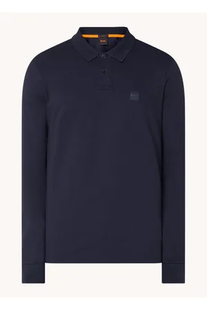 HUGO BOSS Passerby slim fit polo van piqué katoen met logo