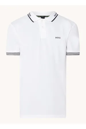 HUGO BOSS Paul slim fit polo van piqué katoen met logo