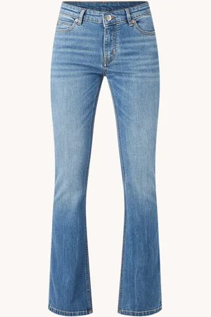 Zadig & Voltaire Eclipse low waist flared fit jeans met stretch