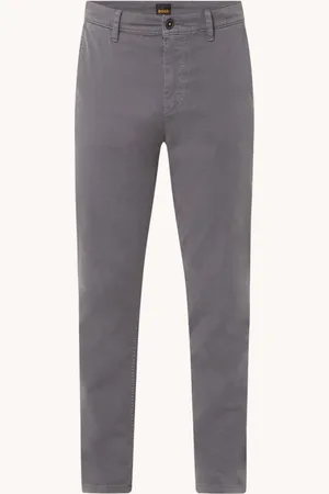 HUGO BOSS Tapered fit chino met steekzakken