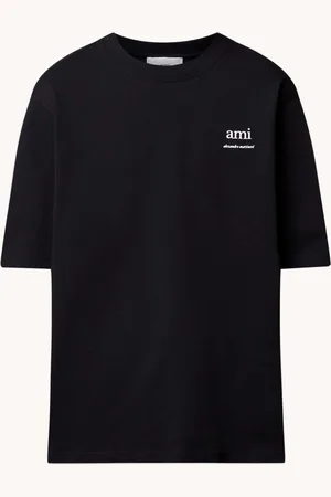 Ami T-shirt van biologisch katoen met logo