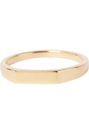 MIANSAI Thin Geo zegelring van zilver
