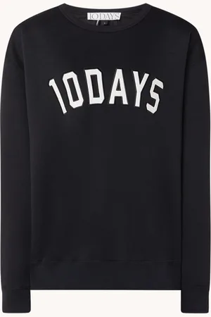 10 days Statement oversized sweater met logoborduring