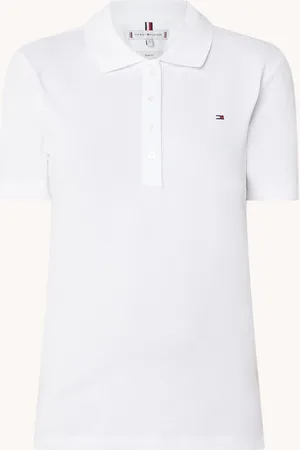 Tommy Hilfiger 1985 slim fit polo van piqué katoen met logo