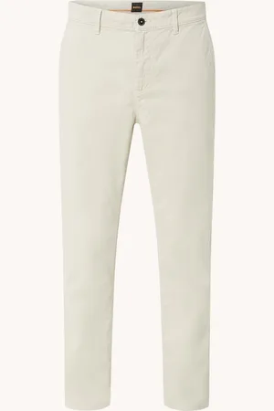 HUGO BOSS Tapered fit chino met steekzakken