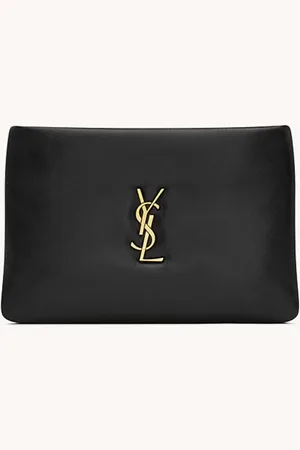 Saint Laurent Calypso Mini clutch van lamsleer