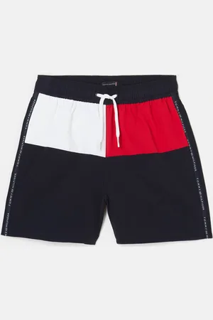 Tommy Hilfiger Zwemshorts met steekzakken en logoprint