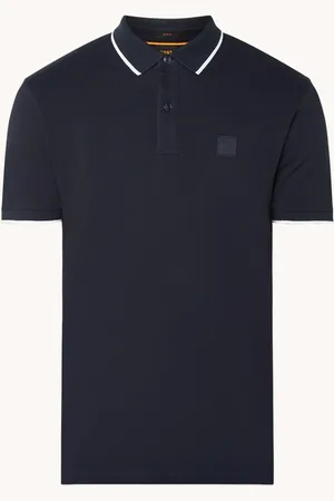 HUGO BOSS Passertip slim fit polo van piqué katoen met logo