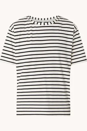 10 days T-shirt met streepprint