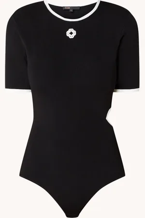 Maje Body met cut-out detail en logo