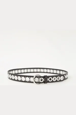 Sandro Riem van leer met eyelets