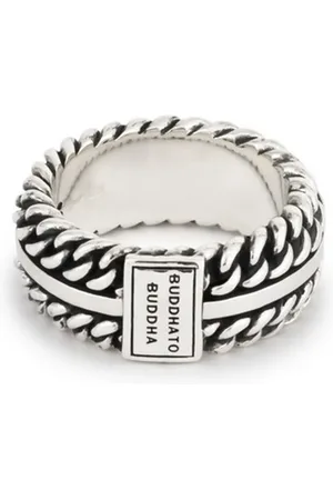 Buddha to Buddha Chain Texture ring van