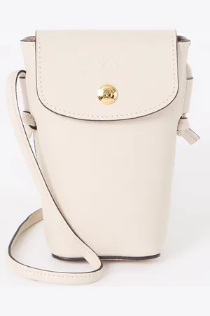 Longchamp Épure crossbody telefoonhoes van leer