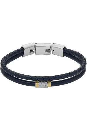 Fossil Wikkelarmband van leer JF04703998