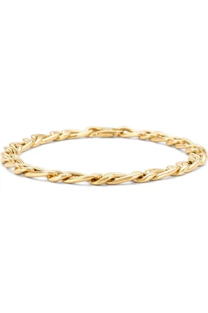 Diamond Point Geelgouden schakelarmband Timeless Treasures 20 cm