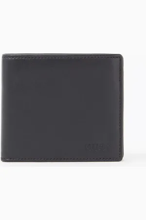 HUGO BOSS Subway portemonnee van leer met logo