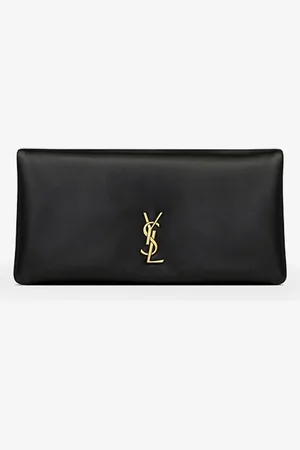 Saint Laurent Calypso Mini clutch van lamsleer