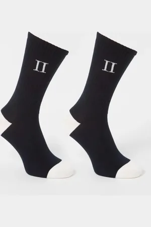 Les Deux William sokken in biologische katoenblend in 2-pack