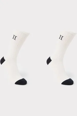 Les Deux William sokken in biologische katoenblend in 2-pack