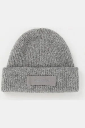 Jacquemus Le Bonnet grofgebreide muts in alpaca wolblend